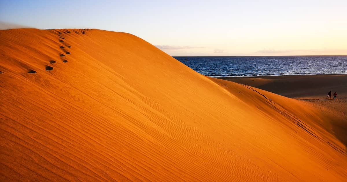 Dunas de Maspalomas en Gran Canaria